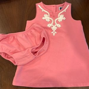 Janie & Jack pink dress 12-18 Months